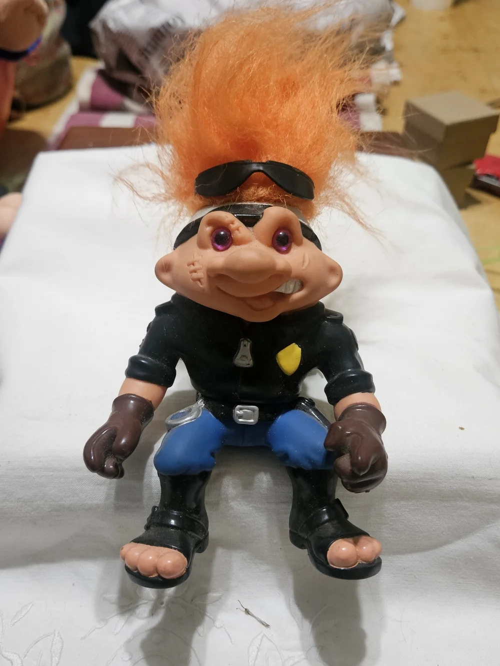 Vintage 1992 Hasbro The Original Battle Trolls – Officer Patrol
